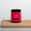 Loved by God-Black Glossy Mug - Image 2